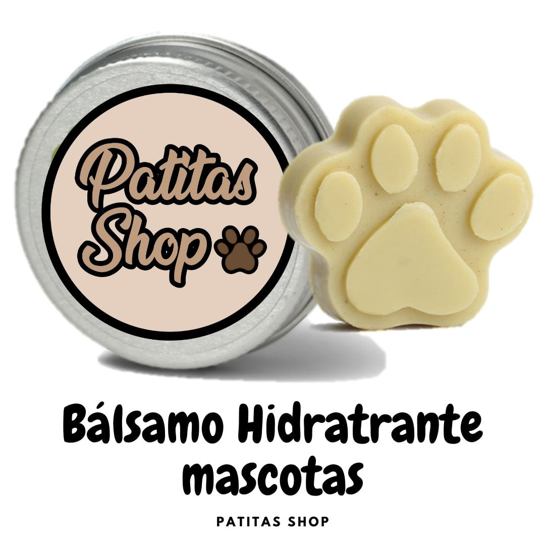 Bálsamo Hidratante para Patitas, codo y Nariz Sin Conservantes Apto para Gatos y Perros