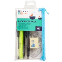 Pack Escolar CLASS & WORK Básico Paquete 9un