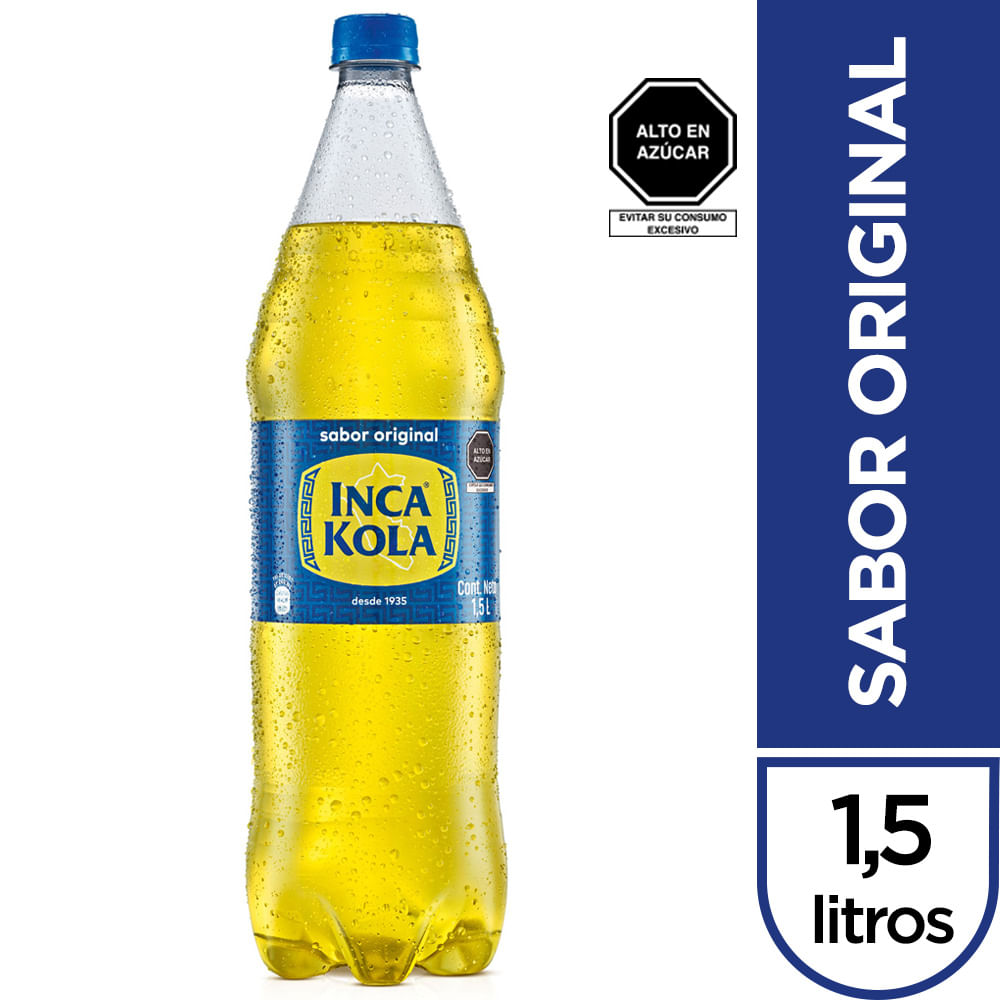 gaseosa inca kola botella 1 5l