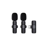 Micrófono Inalámbrico K9 de Solapa Dual Para Celulares iPhone