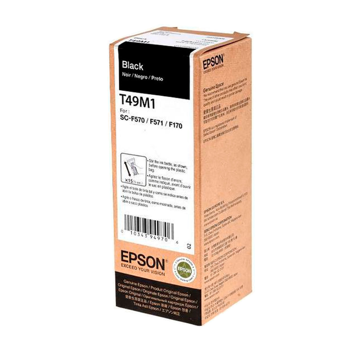 Tinta Epson T49M1 Negro para SC-F570 F571 F170 Original