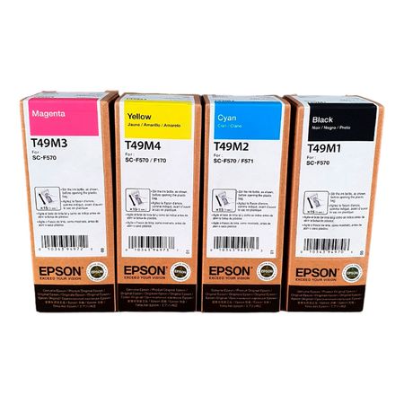 Tinta Epson T49M220 Cyan SureColor F170 / F570 / F571 140ml 6000 Paginas