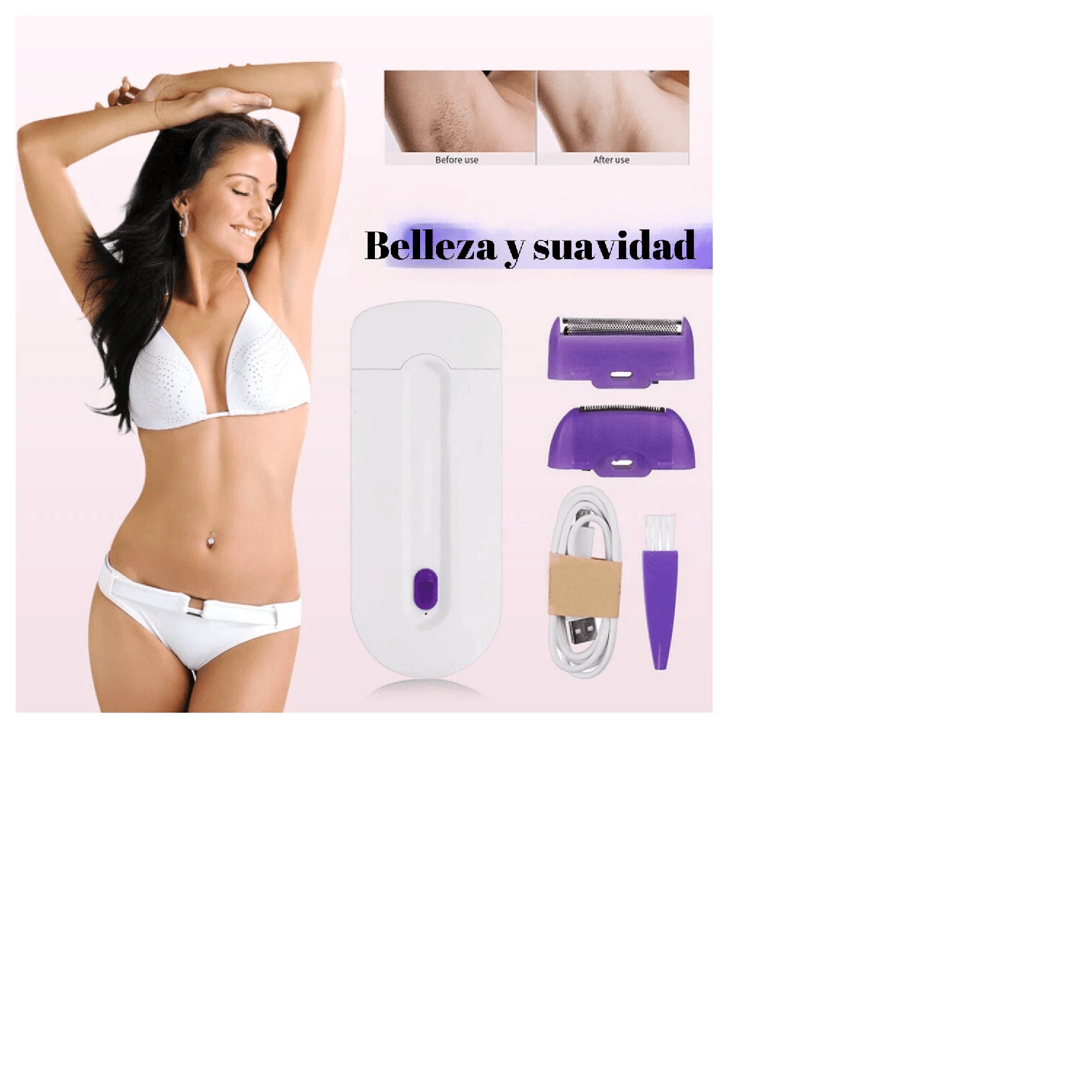 Depiladora para Damas Rostro y corporal