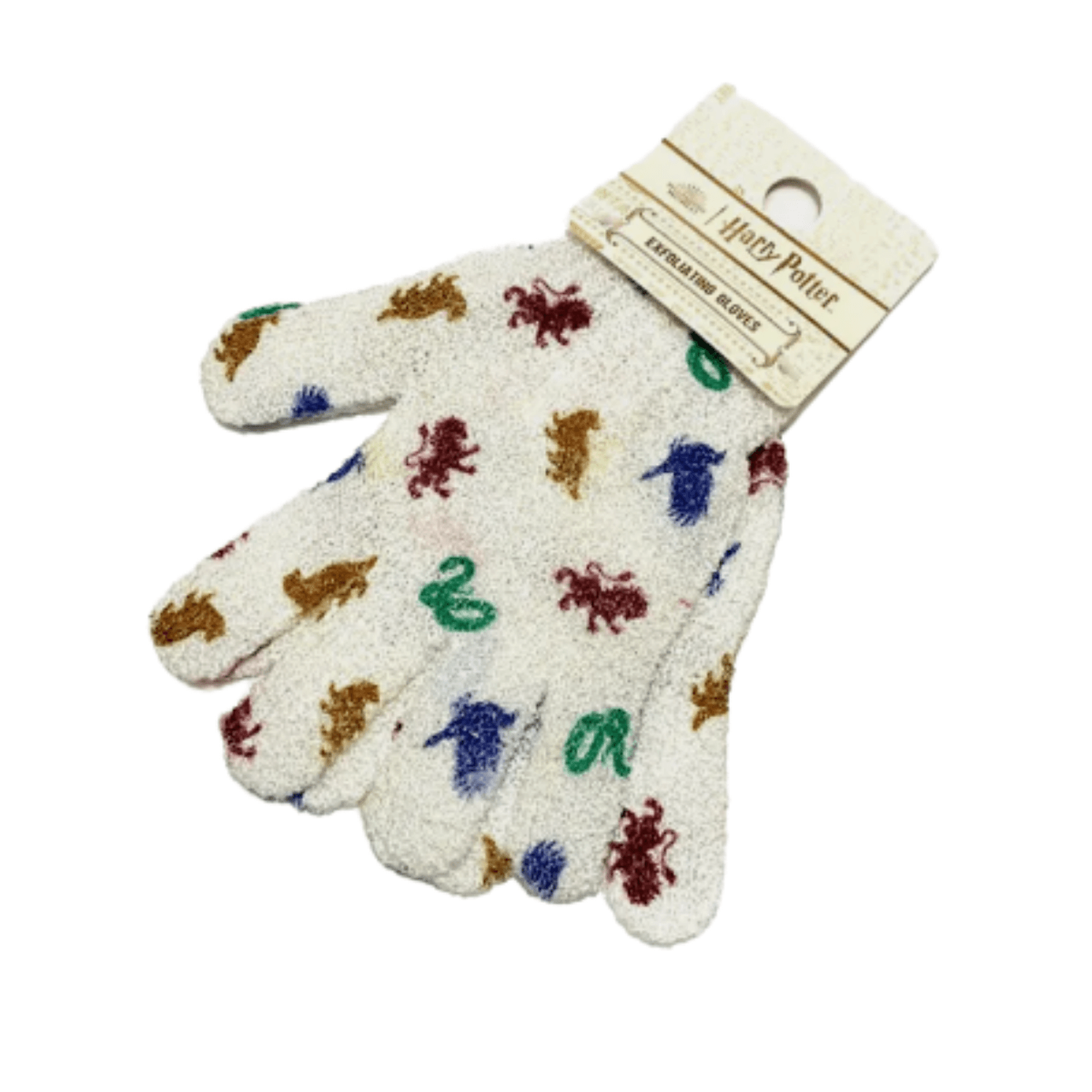 Guantes Exfoliantes Harry Potter - Blanco