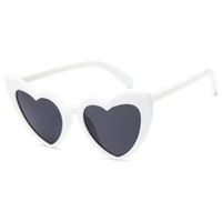 Lentes De Sol Corazon Lolita Blanco