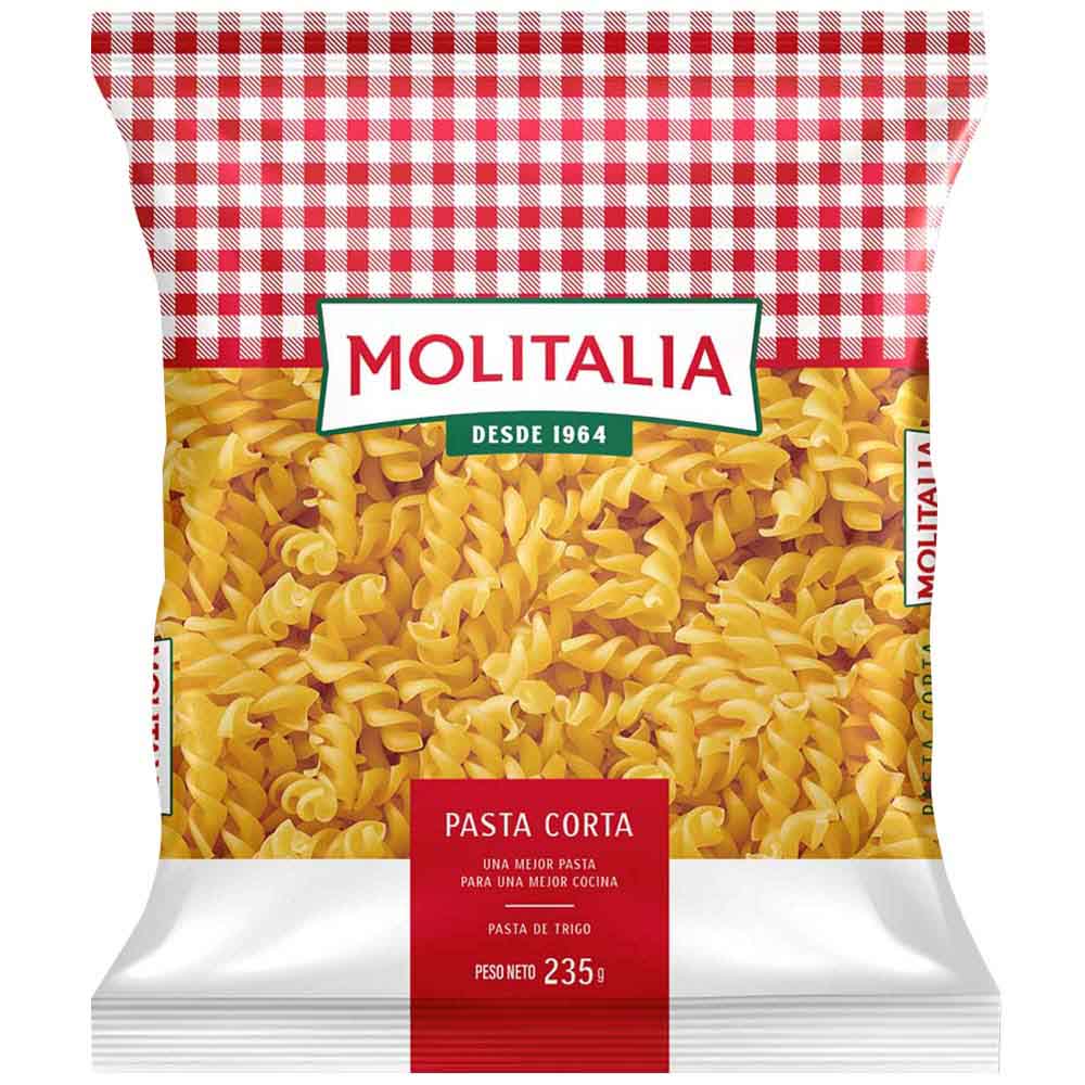 Fideos Tornillo MOLITALIA Bolsa 235g