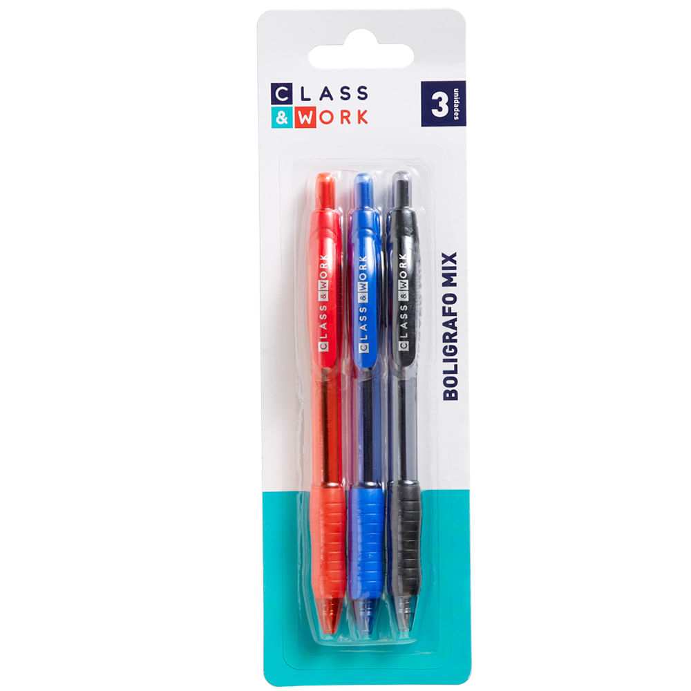 Lapiceros CLASS & WORK Mix 3un