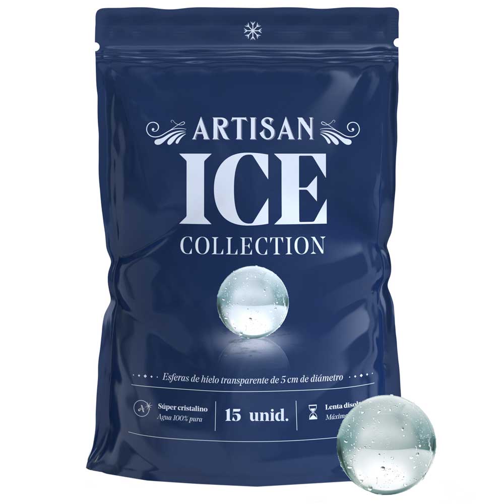 Esferas de Hielo ARTISAN 50mm Doypack 15un