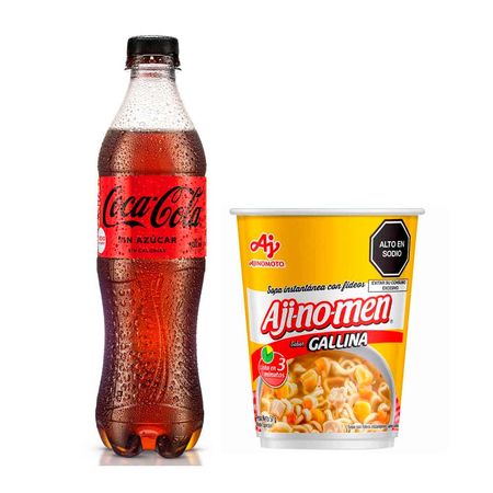 pack-gaseosa-coca-cola-sin-azucar-botella-500ml-sopa-instantanea-ajinomen-sabor-a-gallina-vaso-51g