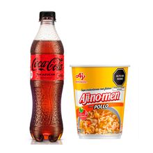 pack-gaseosa-coca-cola-sin-azucar-botella-500ml-sopa-instantanea-ajinomen-sabor-a-pollo-vaso-51g