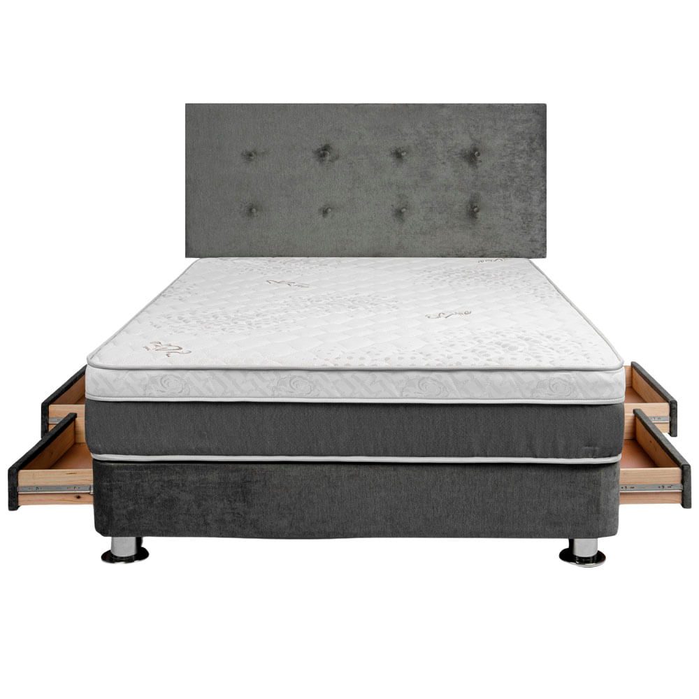 Dormitorio EL CISNE Brave Con Cajones 2 Plazas