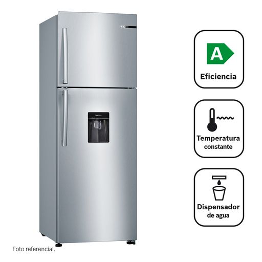 Refrigeradora Bosch KDD30NL201 Top Freezer No Frost 318 Litros Inox -  Promart