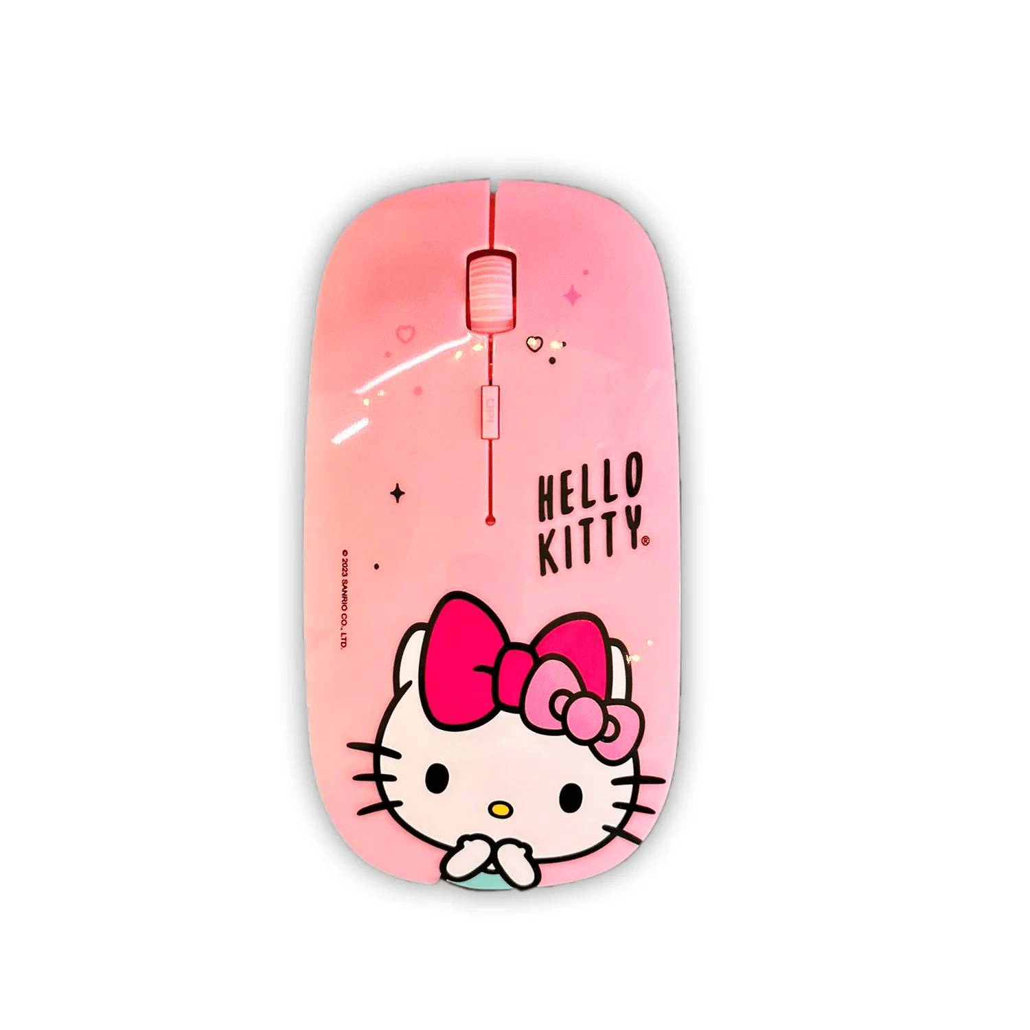 Mouse Inalambrico ROMAX de Hello Kitty Color Rosado