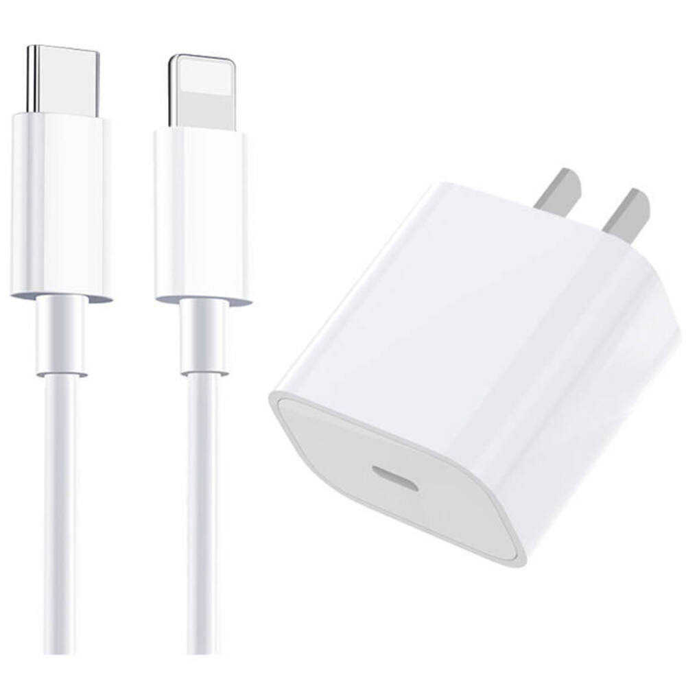 Cargador Genérico para Iphone 20W y Cable 1m