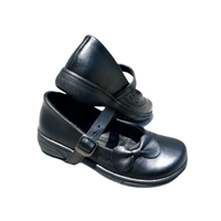 Zapato Escolar Cuero y Badana Cruzato LAZ Negro