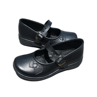Zapato Escolar Cuero y Badana Cruzato COR Negro