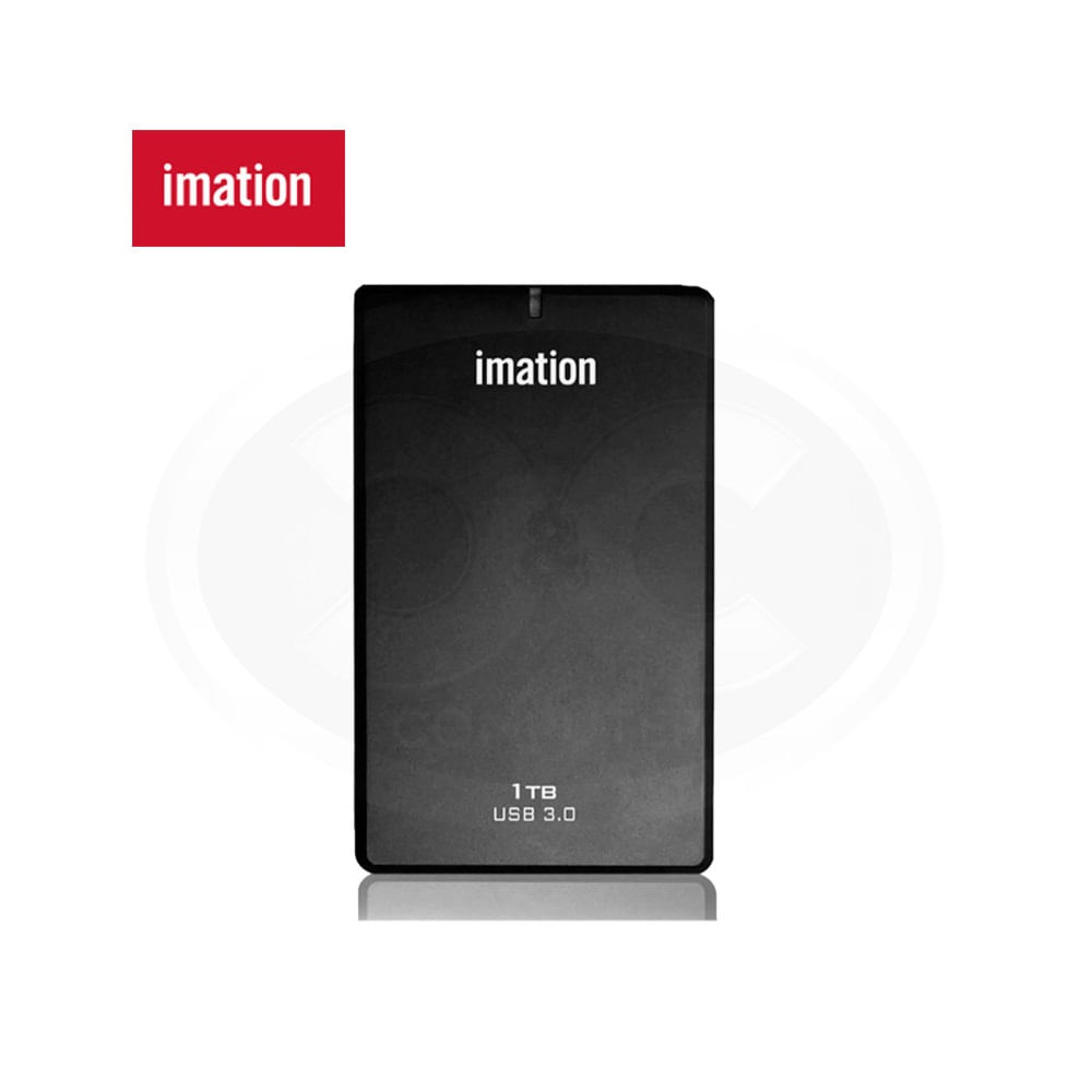 Disco Imation Externo 1TB 3.0 Portable Conexión USB Negro Portable Resistente y Caidas