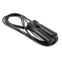 Soga para Saltar con Rodaje Interno Negro Importado Todo Fit