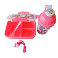 Set Botella Tomatodo 500ml  Taper 900ml Unicornio Rosa