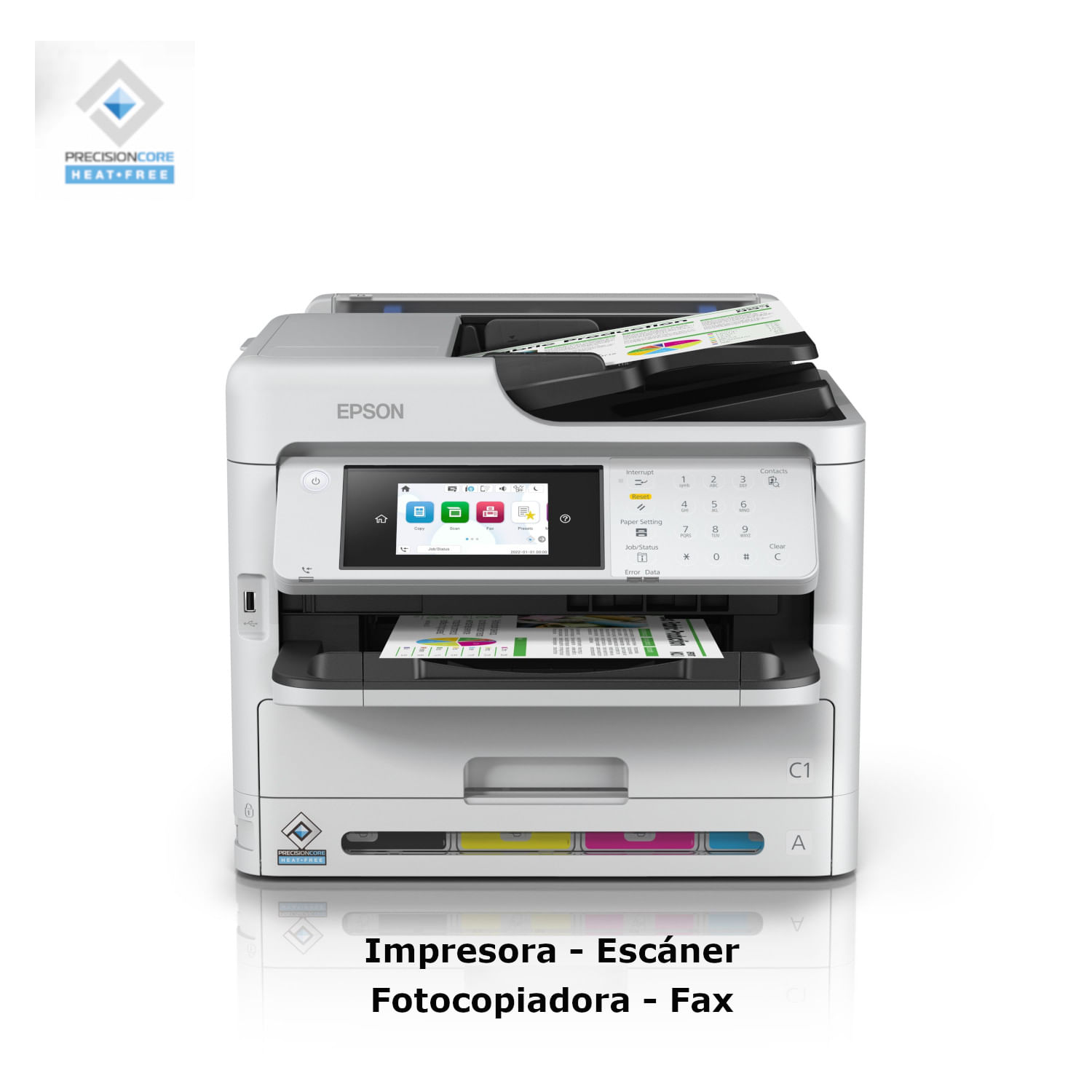 Impresora Multifuncional Epson WorkForce Pro WF-C5890 4 en 1 PCL/PS