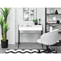 Escritorio Práctico Raiven color Blanco 1 cajón TU MESITA