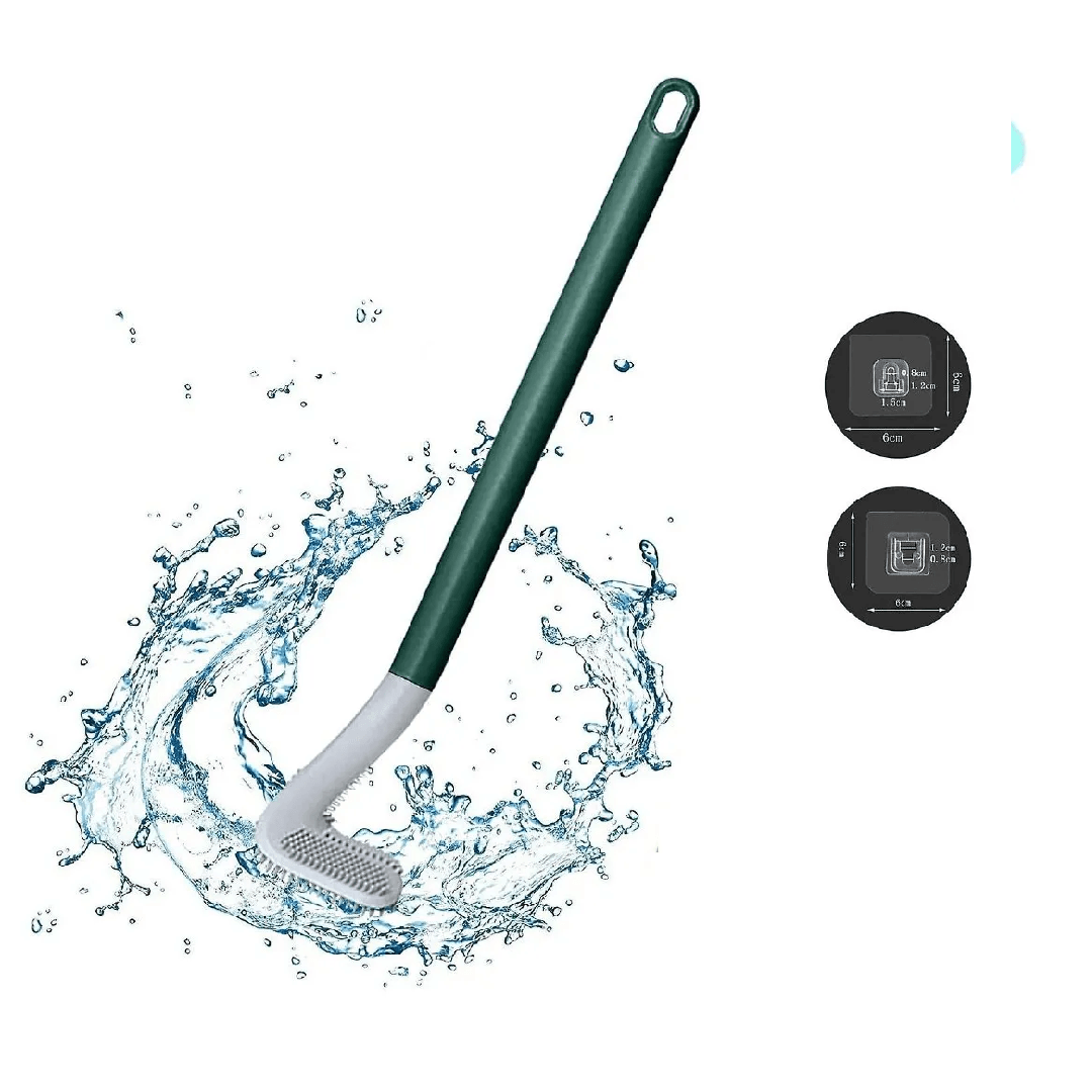 Escobilla Cepillo para Limpieza de Inodoro Verde