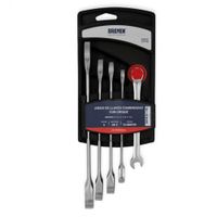 Set de Llaves Mixtas con Rachet x 5 Piezas Bremen 7774