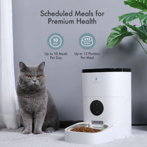 1 Comedero automático para gatos Wifi con horario de alimentación  personalizado