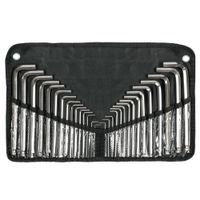 Juego llaves Allen largas std y mm 30 piezas, truper