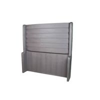 Cabecera Alta Niza con bastón de 2 Plazas - Color Gris