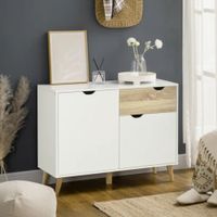 Aparador Moderno Franky Blanco R&R MUEBLES