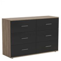 Comoda Moderna Miyuki 6 Cajones R&R MUEBLES