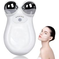 Masajeador facial de microcorriente dispositivo de masaje de estiramiento facial recargable reafirma