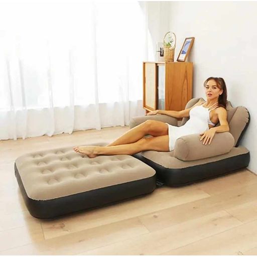 Sofa Puff Celeste Ideal para Hogar GENERICO