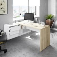 Escritorio Moderno Mirlo color Blanco/Duna TU MESITA