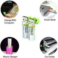 Pilas USB Recargables AA