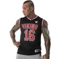 Camiseta Fisicoculturismo Hombre Fitness Genieka Viking 16