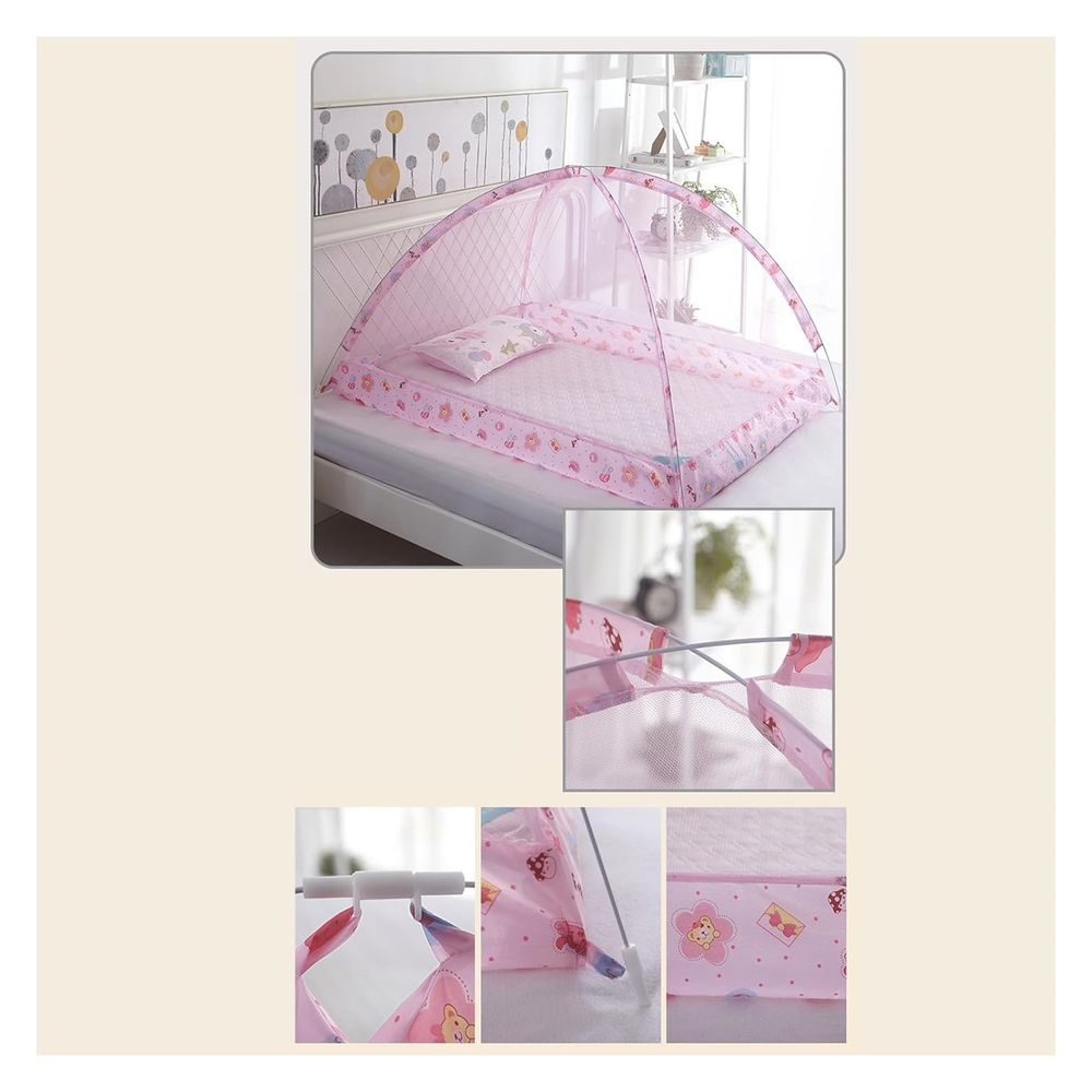 Toldo De Malla Para Cuna De Bebé: M Paño De Sombra Rosa | Cuotas sin interés