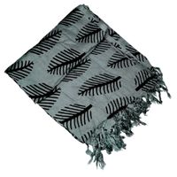 Pareo Pimentel Gris Con Negro