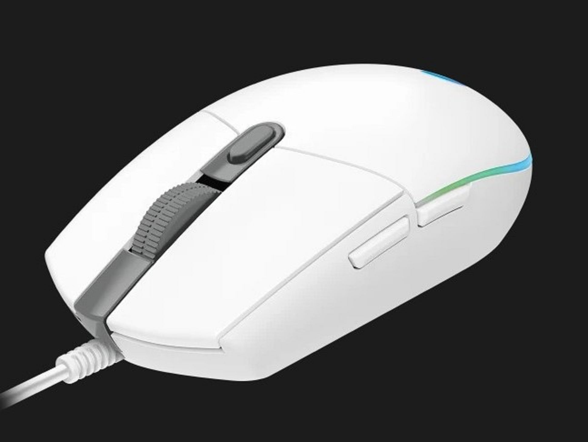 Mouse Logitech G203 Lightsync Optical 8000 Dpi Rgb White