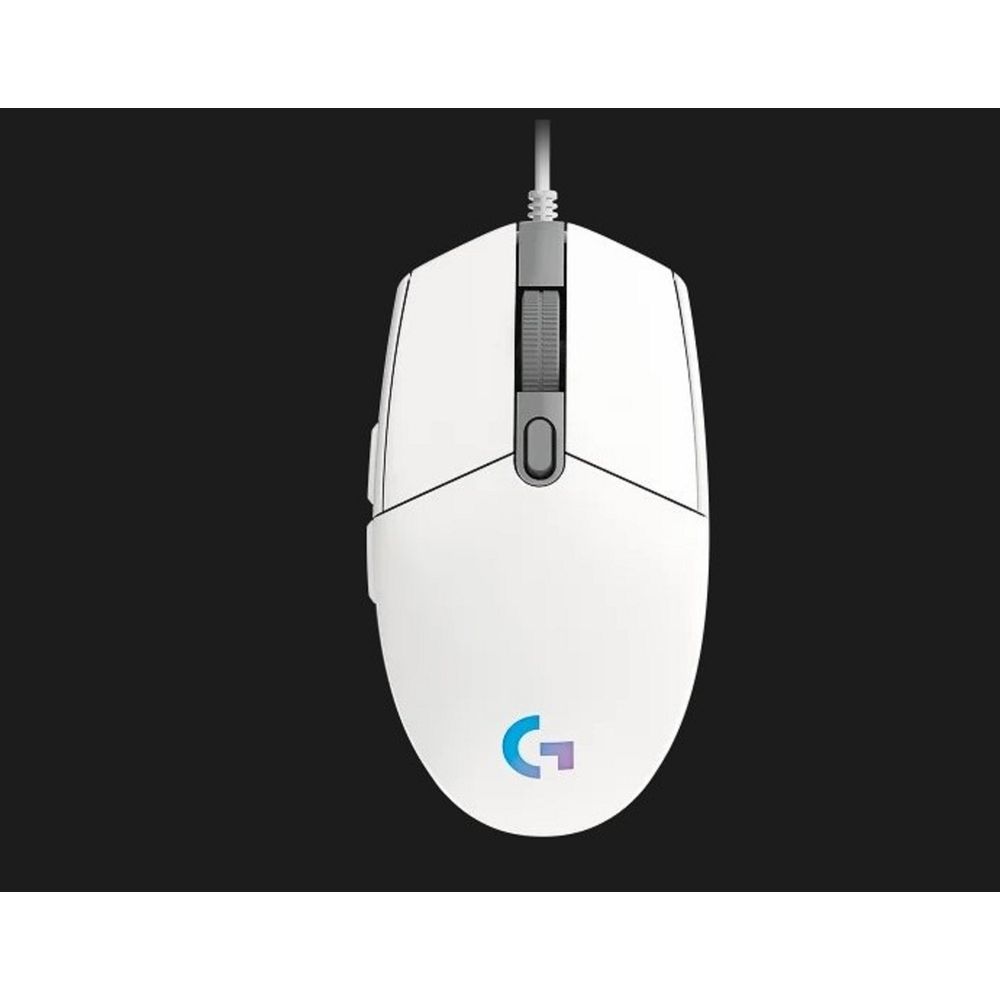 Mouse Logitech G203 Lightsync Optical 8000 Dpi Rgb White Plazavea