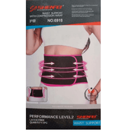 Faja Reductora Adelgazante Gimnasio Neopreno Cinturón Lumbar Abdominal Sudar 6918
