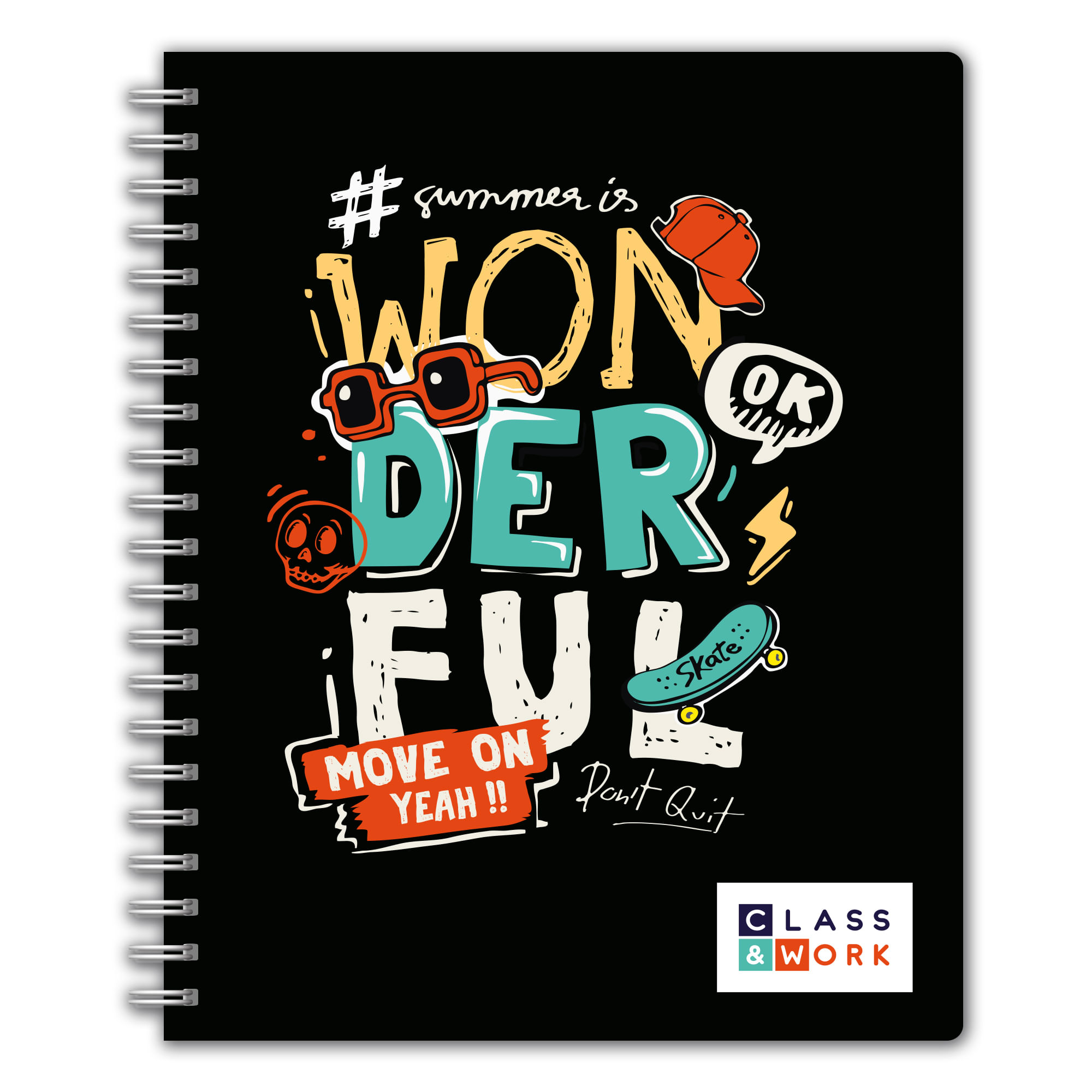 Cuaderno CLASS & WORK Anillado Universitario Tapa Dura 160 Hojas