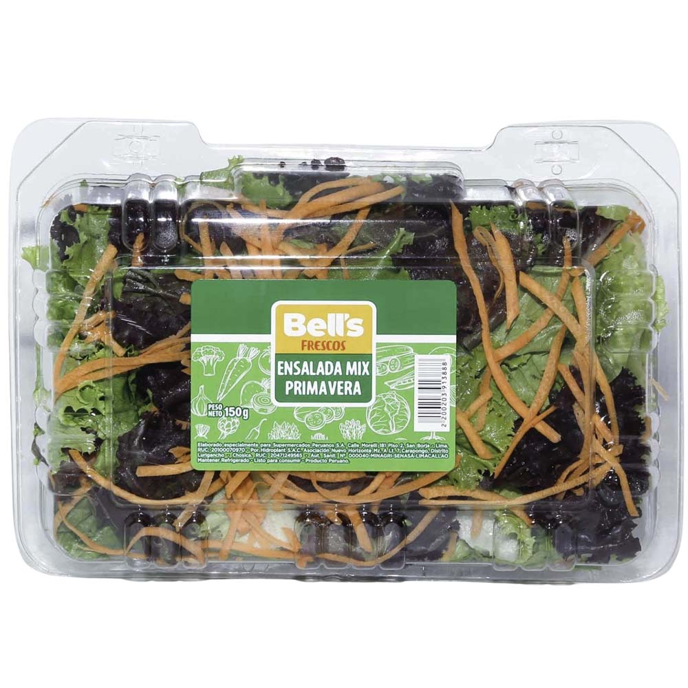 Ensalada Mix Primavera BELL'S FRESCOS Envase 150g