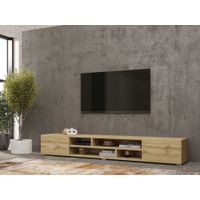 Mesa de TV Moderna Genius color Duna 2 puertas TU MESITA