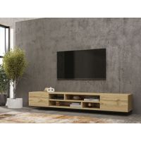 Mesa de TV Flotante Genius color Duna 2 puertas TU MESITA