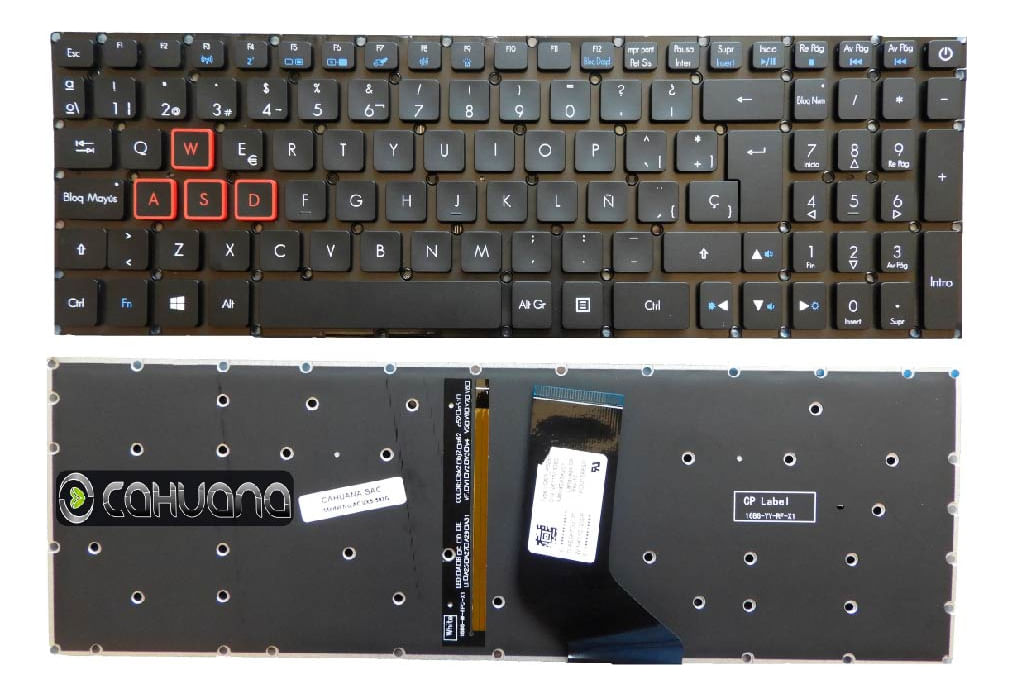 Teclado Genérico Compatible Acer Vx15 Vx5-591g Vx5-793 Retroiluminado