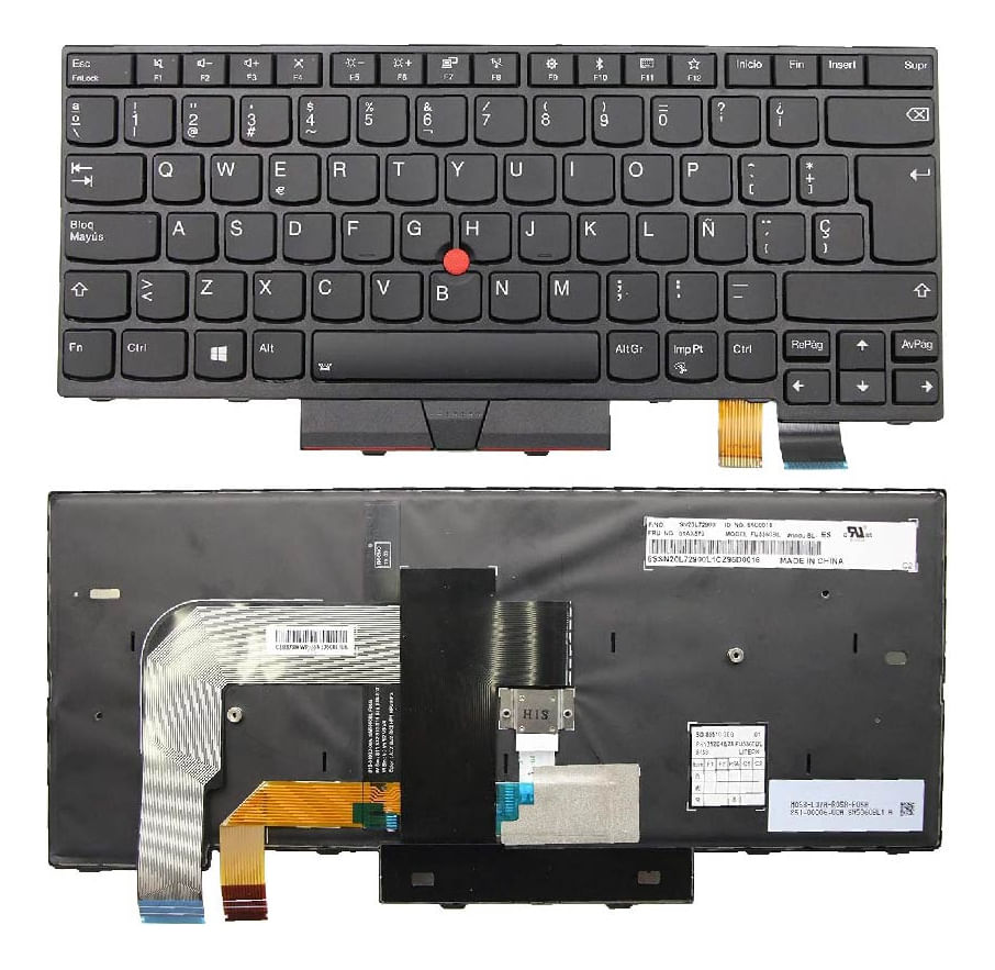 Teclado Genérico Compatible Lenovo T470 T480 A475 A485 01ax569