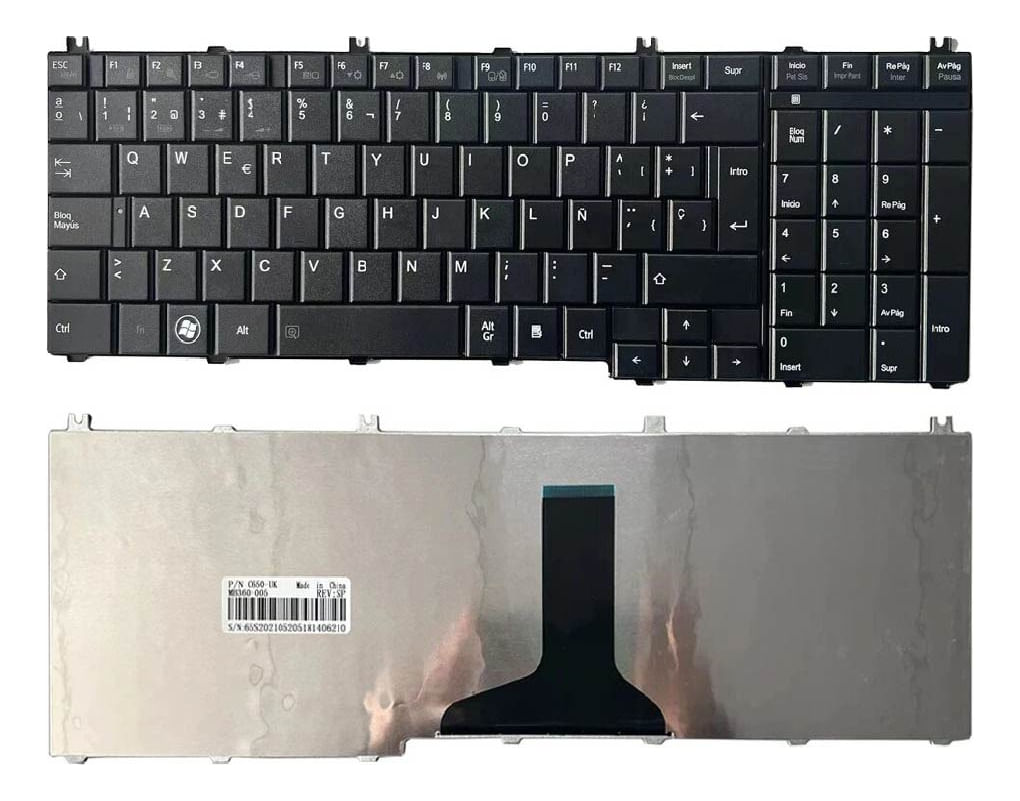 Teclado Genérico Compatible Toshiba L755 L770 C650 C655