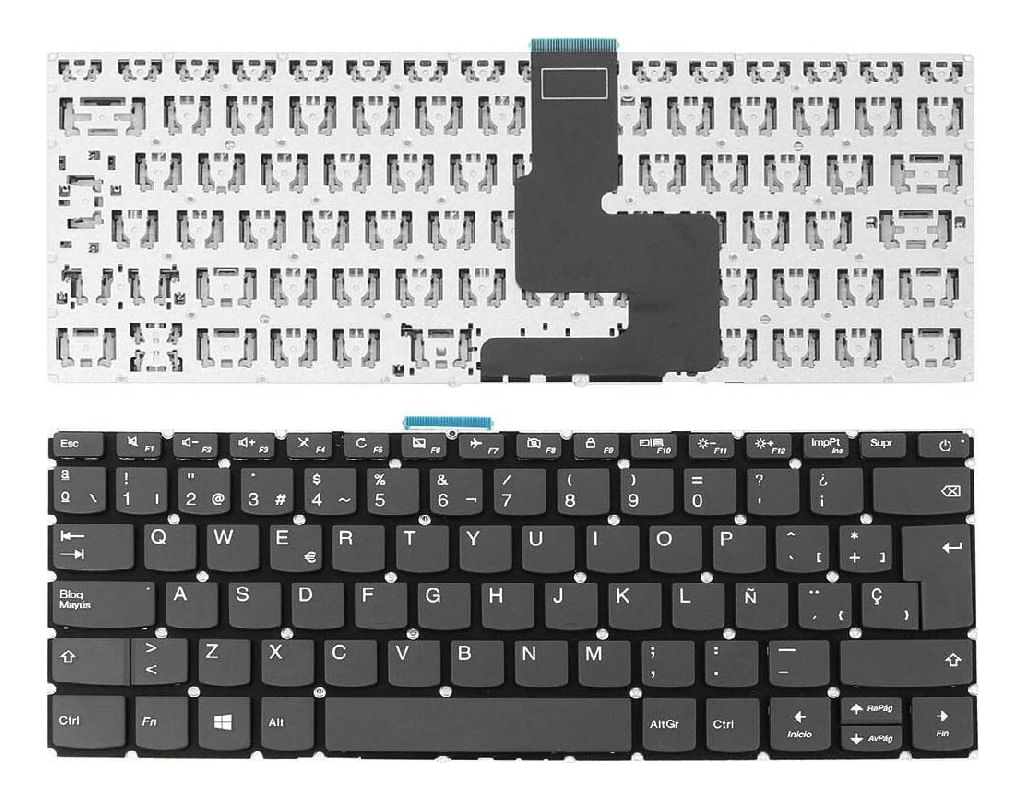 Teclado Genérico Compatible Lenovo 320-14isk con Botón Encendio